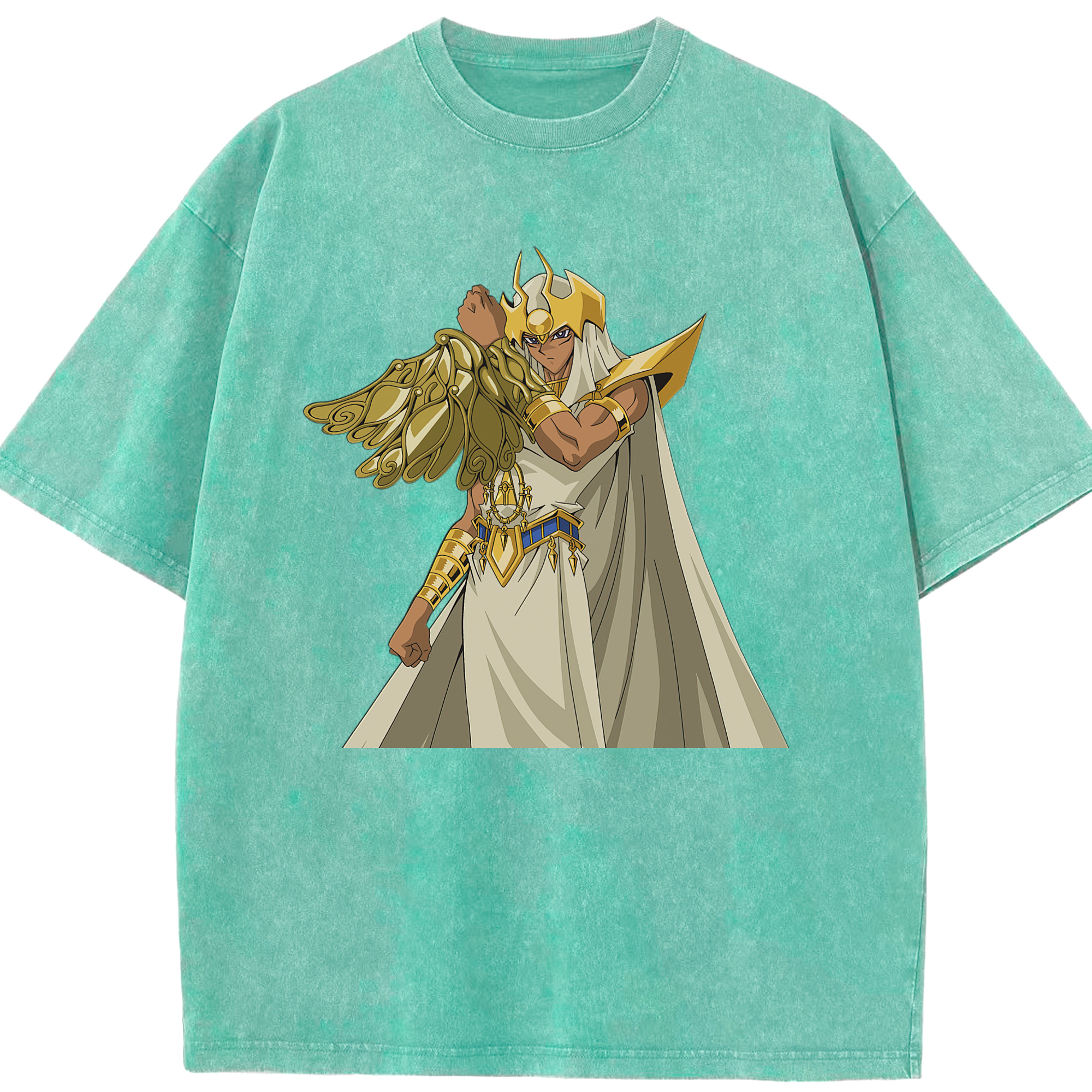 （画像用） 遊☆戯☆王 Yu-Gi-Oh! 綿100% ヴィンテージ風 半袖Tシャツ（フロントプリント）